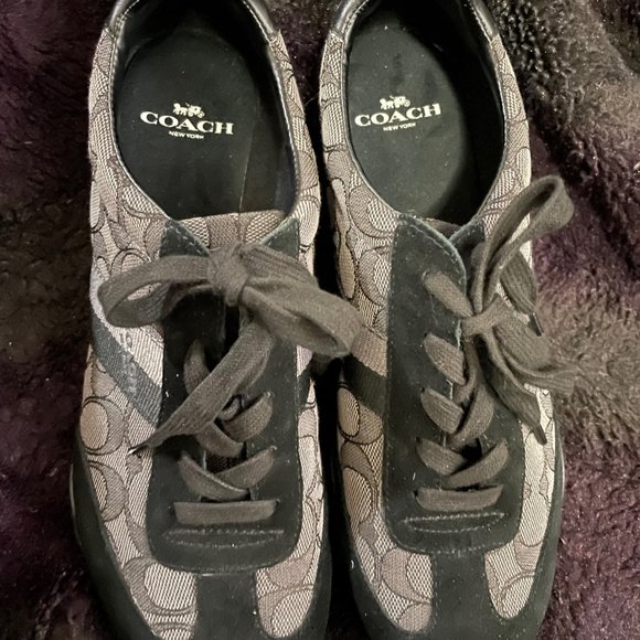 Coach Kelson Black Jacquard Sneaker Size US 9B - NWOT - Picture 2 of 4